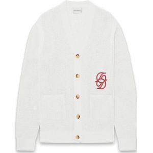 Drole de Monsieur, Heren, Truien, Wit, Maat: XL Katoen,