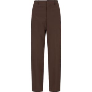 Fabiana Filippi, Dames, Broeken, Bruin, Maat: S Viscose,