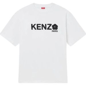 Kenzo, Dames, Tops, Wit, Maat: XS Katoen,