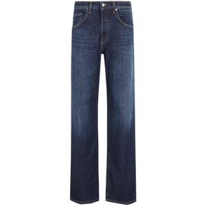 Dondup, Dames, Jeans, Blauw, Maat: W28 Denim,