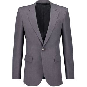 Givenchy, Heren, Jassen, Grijs, Maat: M Wol,