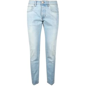 Don The Fuller, Heren, Jeans, Blauw, Maat: W33 Katoen,