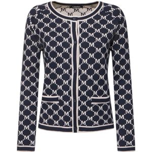 Max Mara, Dames, Truien, Blauw, Maat: M Wol,