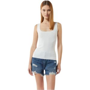 Silvian Heach, Dames, Tops, Wit, Maat: XS Nylon,