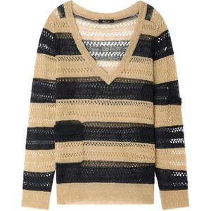 Mes Demoiselles, Dames, Truien, Veelkleurig, Maat: M Linnen,