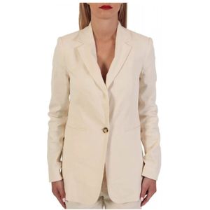 Pinko, Dames, Jassen, Beige, Maat: S