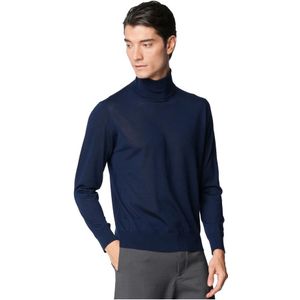 Bellwood, Heren, Truien, Blauw, Maat: M Wol,