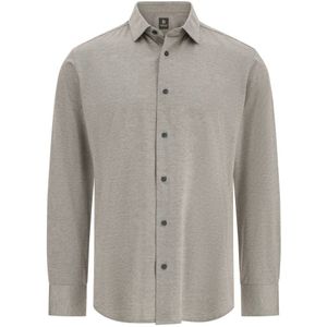 Boggi Milano, Heren, Overhemden, Bruin, Maat: S Katoen,