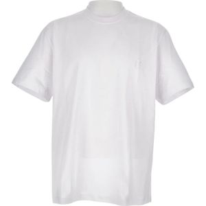 Wooyoungmi, Heren, Tops, Wit, Maat: XL Katoen,