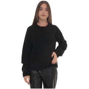 Hugo, Dames, Truien, Zwart, Maat: XS Wol,