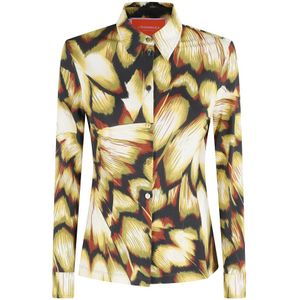 La DoubleJ, Dames, Blouses & Shirts, Veelkleurig, Maat: S Jersey,