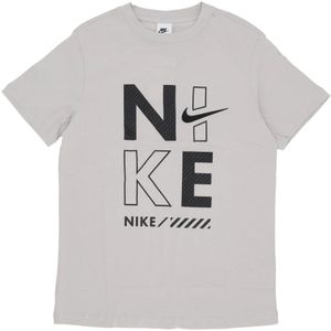 Nike, Dames, Tops, Grijs, Maat: M Katoen,