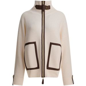 Max & Moi, Dames, Sweatshirts & Hoodies, Beige, Maat: XS Wol,