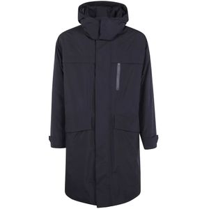 Herno, Heren, Mantels, Zwart, Maat: S