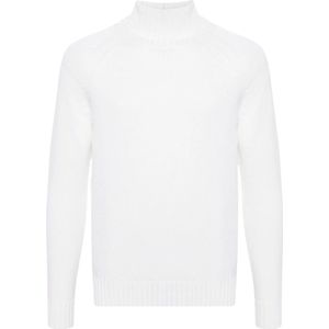 Eleventy, Heren, Truien, Wit, Maat: XL Wol,