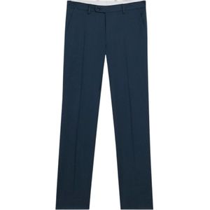 Brooks Brothers, Heren, Broeken, Blauw, Maat: W36 Wol,