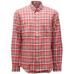 Aspesi, Heren, Overhemden, Veelkleurig, Maat: 2XL Katoen,