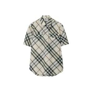 Burberry Short Sleeve Hemden , Multicolor , Heren , Maat: XL