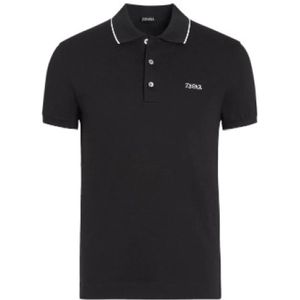 Zegna, Heren, Tops, Zwart, Maat: 3XL