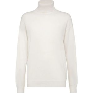 Brunello Cucinelli, Dames, Truien, Wit, Maat: S Kasjmier,