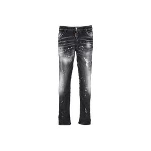 Dsquared2 Slim-fit Jeans , Black , Heren , Maat: L