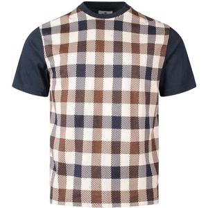 Aquascutum, Heren, Tops, Blauw, Maat: 2XL Katoen,