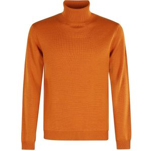 Roberto Collina, Heren, Truien, Oranje, Maat: L Wol,