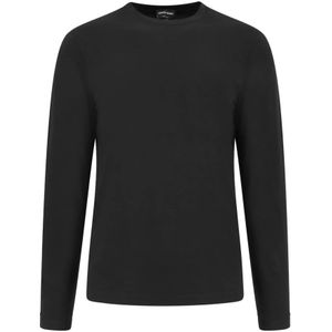 Giorgio Armani, Heren, Tops, Zwart, Maat: L Viscose,