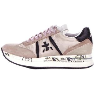 Premiata Beige Sneakers met Logo Detail , Beige , Dames , Maat: 39 EU