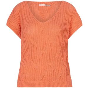 Esqualo, Dames, Truien, Oranje, Maat: S