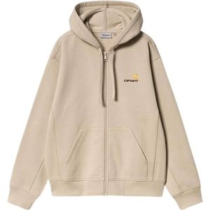 Carhartt Wip, Heren, Sweatshirts & Hoodies, Beige, Maat: L Katoen,