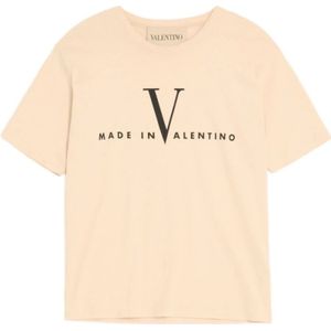 Valentino Garavani, Heren, Tops, Wit, Maat: L Katoen,