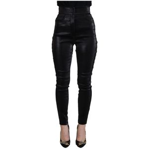 Dolce & Gabbana, Dames, Jeans, Zwart, Maat: 3XS Denim,
