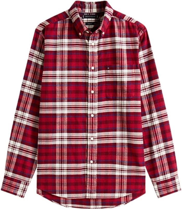 Tommy Hilfiger, Heren, Overhemden, Veelkleurig, Maat: S Flanel,