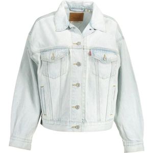Levi's, Dames, Jassen, Blauw, Maat: S Denim,