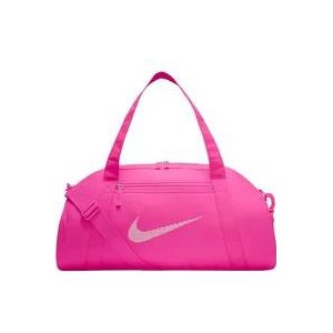 Nike Sport Gym Club Duffel Tas , Pink , Dames , Maat: ONE Size