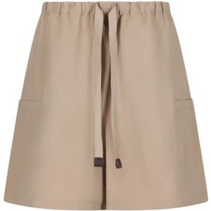 Max Mara, Dames, Korte broeken, Beige, Maat: XS