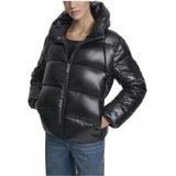 Dkny - Gewatteerde Jas - Zwart - Dames - Synthetisch
