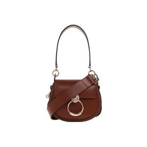 Chloé Small Tess Tas , Brown , Dames , Maat: ONE Size