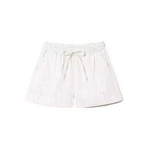 Twinset Short Shorts , White , Dames , Maat: 2XS