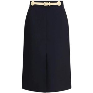 Valentino, Dames, Rokken, Zwart, Maat: M Zijde,