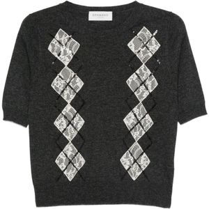 Ermanno Scervino, Dames, Truien, Grijs, Maat: XS