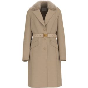 Guess - New Patrice - Midi-jas - Beige - Met Ceintuur