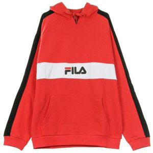 Fila, Heren, Sweatshirts & Hoodies, Rood, Maat: XS Katoen,