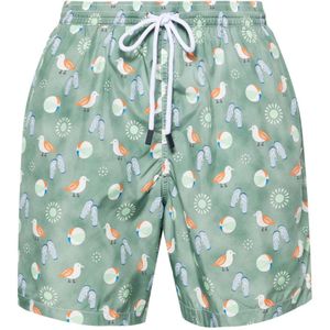 Barba, Heren, Badkleding, Veelkleurig, Maat: XL Poliester,