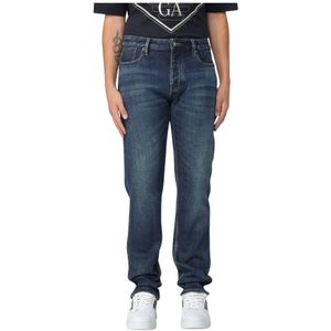 Emporio Armani, Heren, Jeans, Blauw, Maat: W31