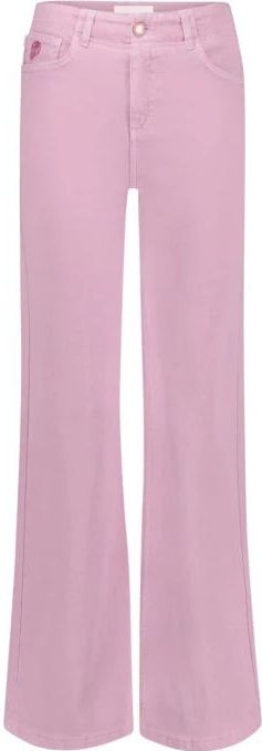 Fabienne Chapot, Dames, Jeans, Roze, Maat: W26 Katoen,