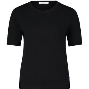 Betty & Co - Fijngebreide Trui - Zwart - Dames - Ronde Hals