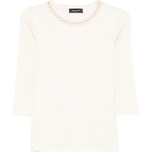 Fabiana Filippi, Dames, Truien, Wit, Maat: XS Zijde,