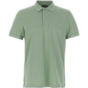 Tom Ford, Heren, Tops, Groen, Maat: L Piqué,